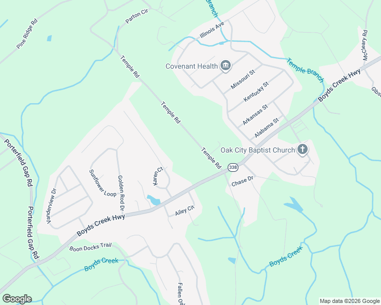 map of restaurants, bars, coffee shops, grocery stores, and more near 1542 Boyds Creek Highway in Seymour