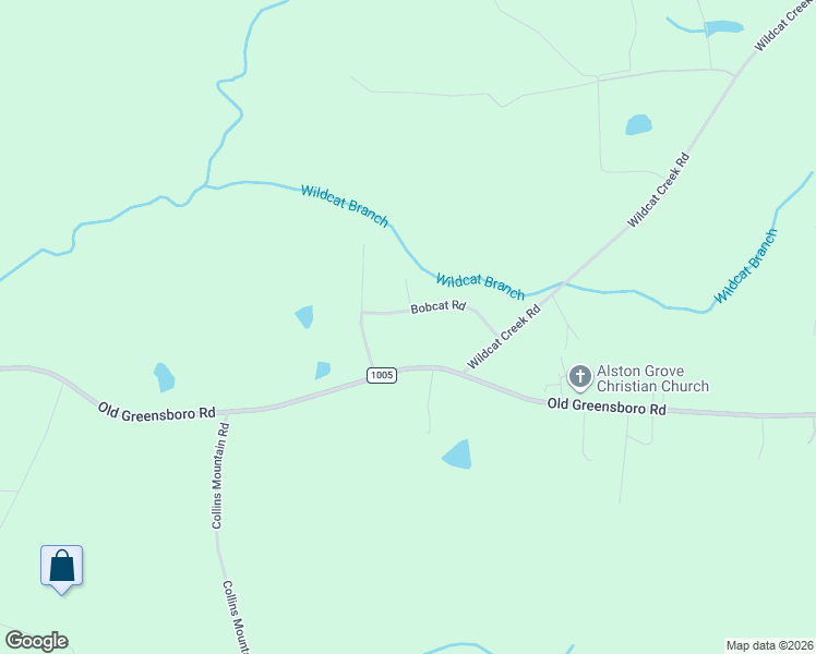 map of restaurants, bars, coffee shops, grocery stores, and more near 5600 Bobcat Road in Chapel Hill