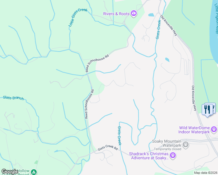 map of restaurants, bars, coffee shops, grocery stores, and more near in Sevierville