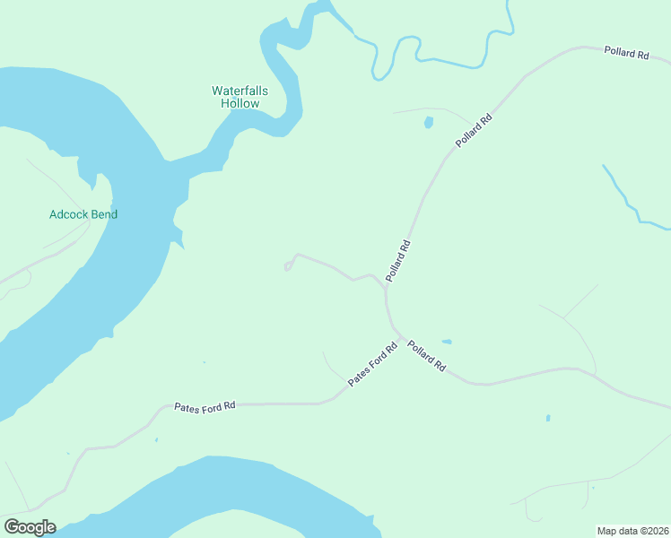 map of restaurants, bars, coffee shops, grocery stores, and more near Pollard Cemetery Road in Walling