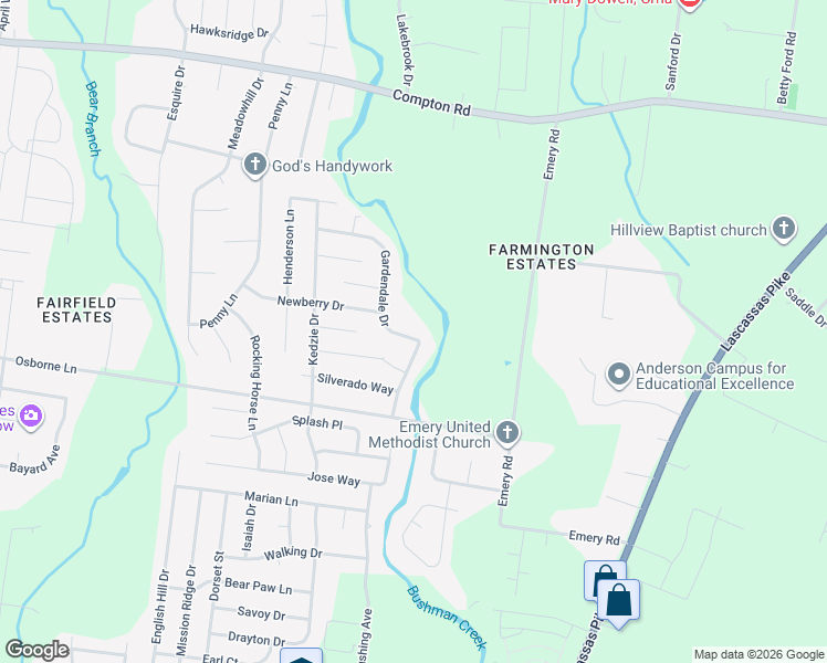 map of restaurants, bars, coffee shops, grocery stores, and more near 2019 Gardendale Drive in Murfreesboro