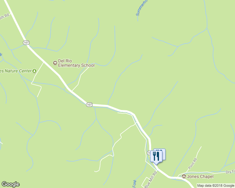 map of restaurants, bars, coffee shops, grocery stores, and more near 600 Tennessee 107 in Del Rio