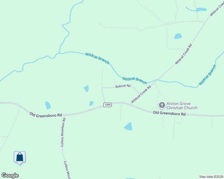 map of restaurants, bars, coffee shops, grocery stores, and more near 5600 Bobcat Road in Chapel Hill