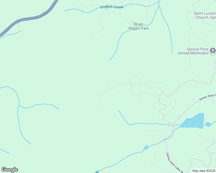 map of restaurants, bars, coffee shops, grocery stores, and more near 1208 McHone Road in Spruce Pine