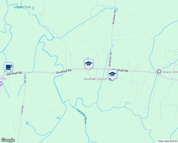 map of restaurants, bars, coffee shops, grocery stores, and more near in Franklin