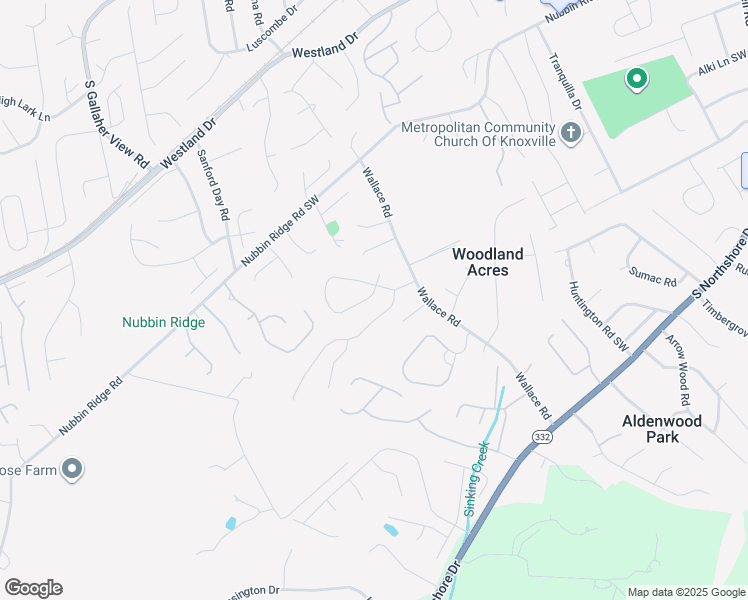 map of restaurants, bars, coffee shops, grocery stores, and more near 8281 Elm Hill Circle in Knoxville