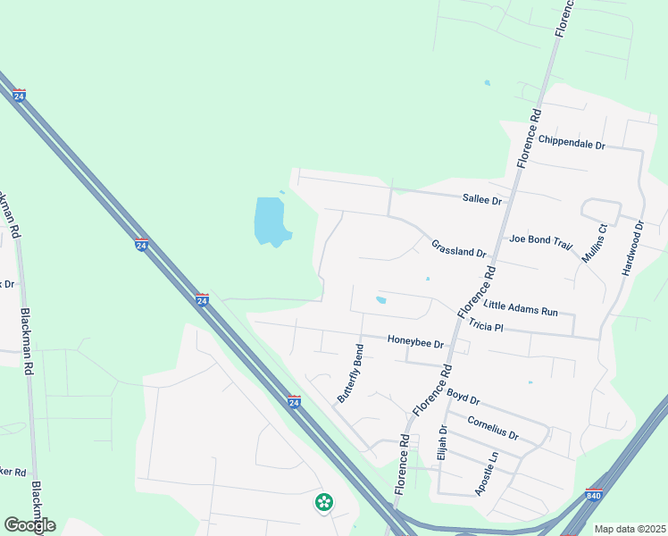 map of restaurants, bars, coffee shops, grocery stores, and more near 4318 Banks Street in Murfreesboro