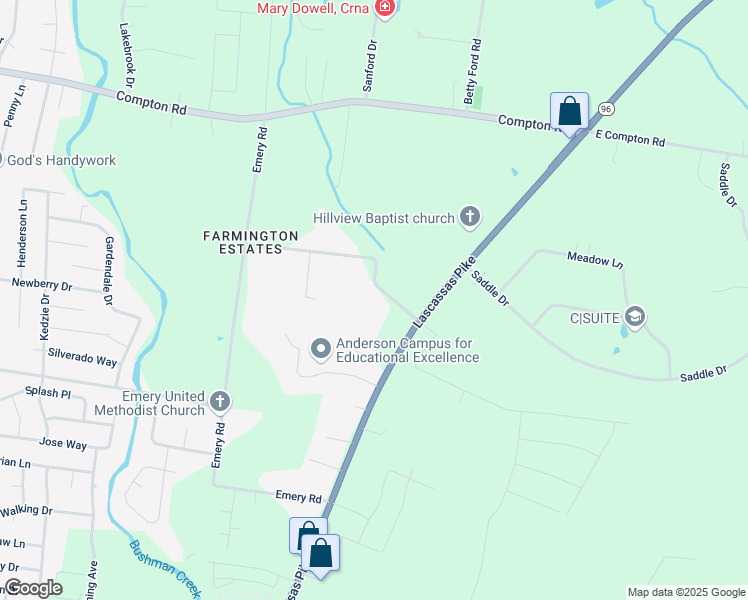 map of restaurants, bars, coffee shops, grocery stores, and more near 1472 Mockingbird Lane in Murfreesboro