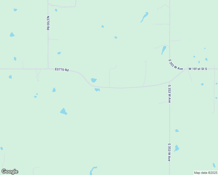 map of restaurants, bars, coffee shops, grocery stores, and more near 37701 W 181st Street South in Bristow