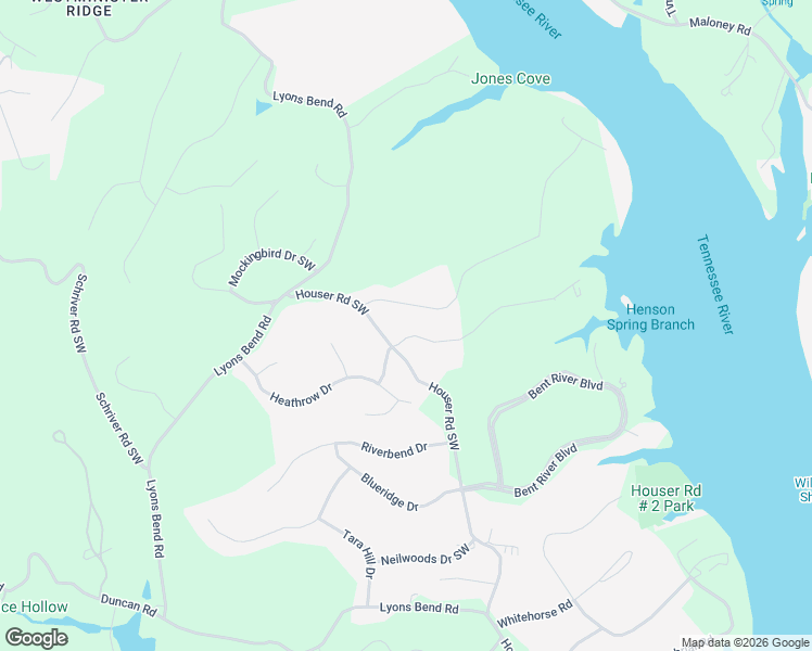 map of restaurants, bars, coffee shops, grocery stores, and more near 5312 Buckhead Trail in Knoxville