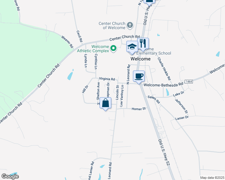 map of restaurants, bars, coffee shops, grocery stores, and more near 237 Lincoln Street in Lexington