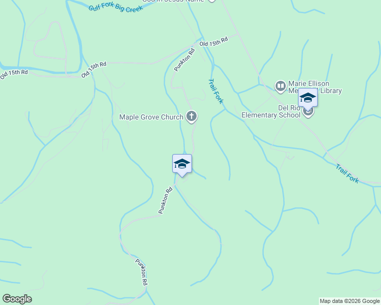map of restaurants, bars, coffee shops, grocery stores, and more near 505 Punkton Rd in Del Rio