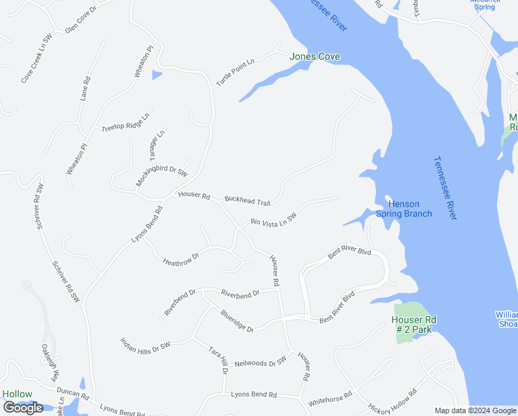 map of restaurants, bars, coffee shops, grocery stores, and more near 5312 Buckhead Trail in Knoxville