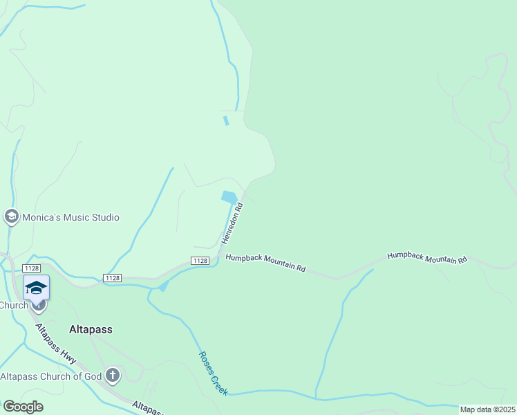 map of restaurants, bars, coffee shops, grocery stores, and more near 42 Elliot Hill Drive in Spruce Pine