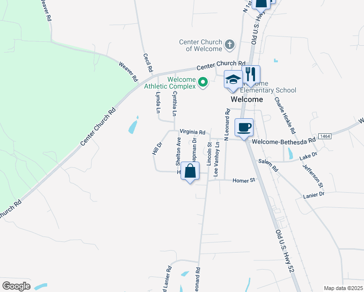 map of restaurants, bars, coffee shops, grocery stores, and more near 228 Shelton Avenue in Lexington