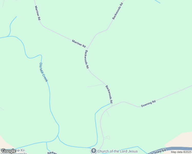 map of restaurants, bars, coffee shops, grocery stores, and more near Backwoods Road in Roper