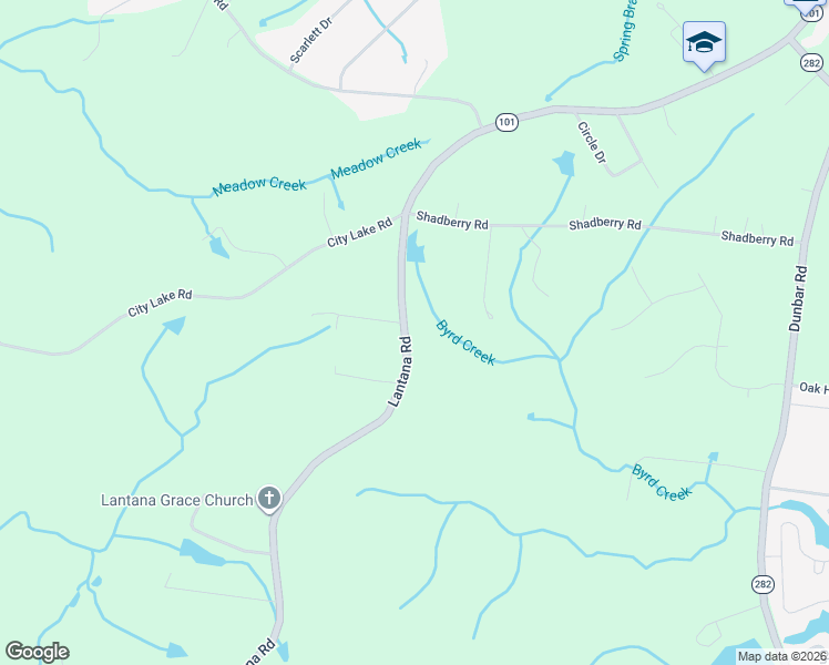 map of restaurants, bars, coffee shops, grocery stores, and more near 4709 Lantana Road in Crossville