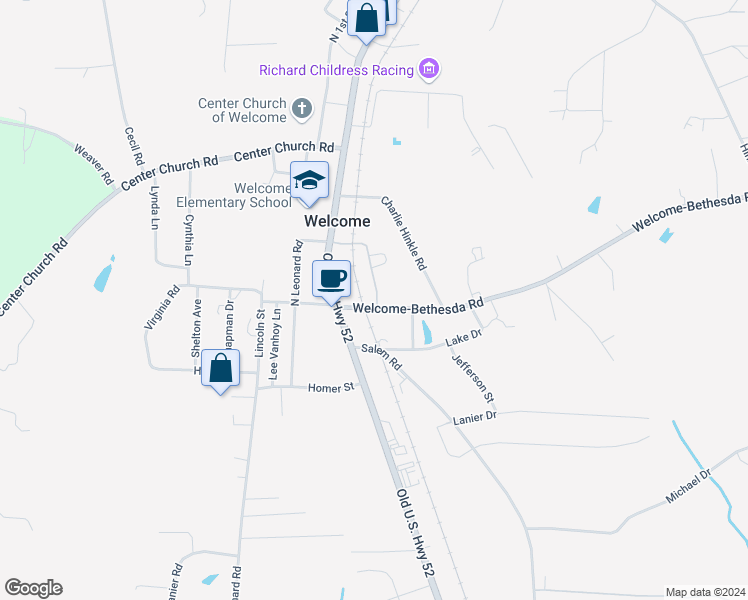 map of restaurants, bars, coffee shops, grocery stores, and more near 111 Garren dr in Lexington