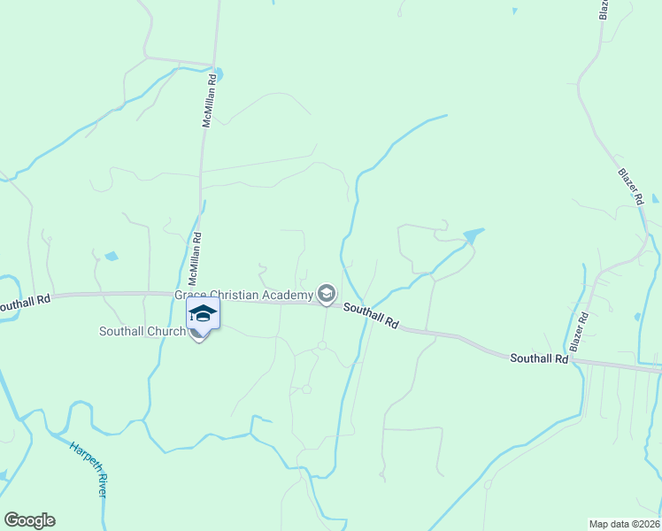 map of restaurants, bars, coffee shops, grocery stores, and more near 3264 Southall Road in Franklin