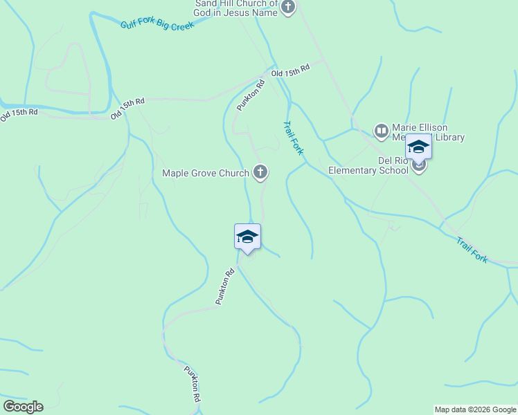 map of restaurants, bars, coffee shops, grocery stores, and more near 505 Punkton Road in Del Rio