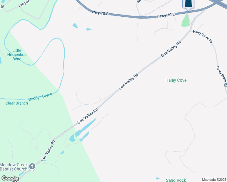map of restaurants, bars, coffee shops, grocery stores, and more near 104 Pelfrey Road in Crossville