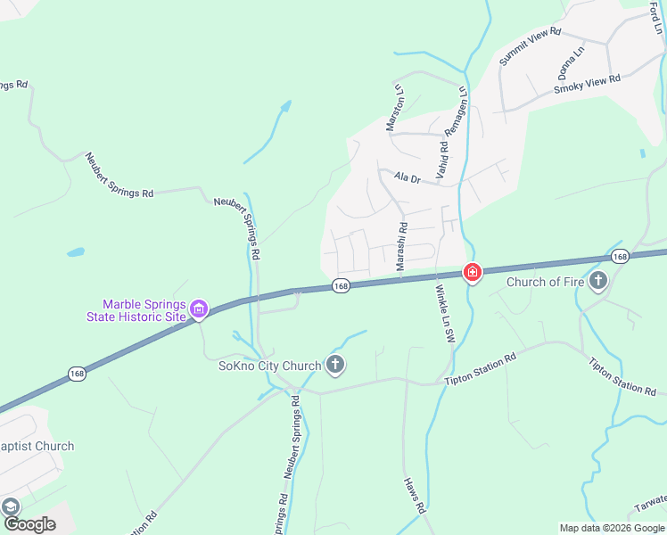 map of restaurants, bars, coffee shops, grocery stores, and more near 1111 Serlio Way in Knoxville