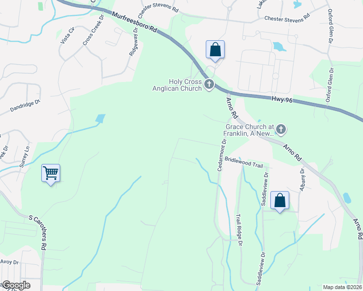 map of restaurants, bars, coffee shops, grocery stores, and more near 4215 Warren Road in Franklin