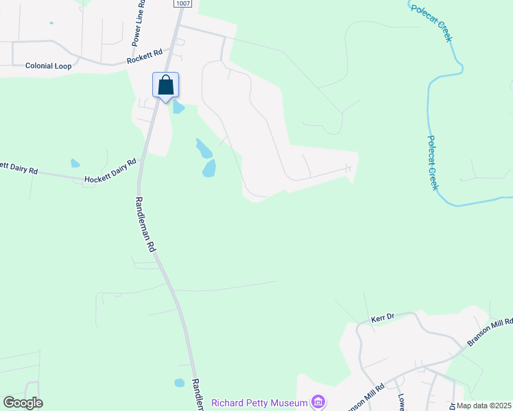 map of restaurants, bars, coffee shops, grocery stores, and more near 6797 Kelly Coltrane Drive in Randleman