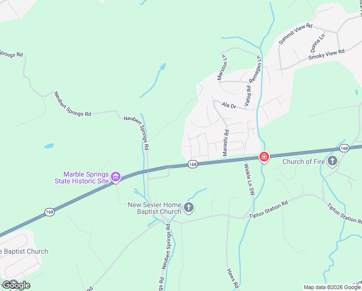 map of restaurants, bars, coffee shops, grocery stores, and more near 1111 Serlio Way in Knoxville
