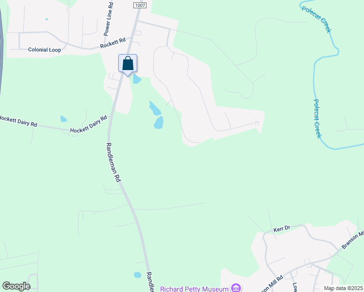 map of restaurants, bars, coffee shops, grocery stores, and more near 6817 Kelly Coltrane Drive in Randleman