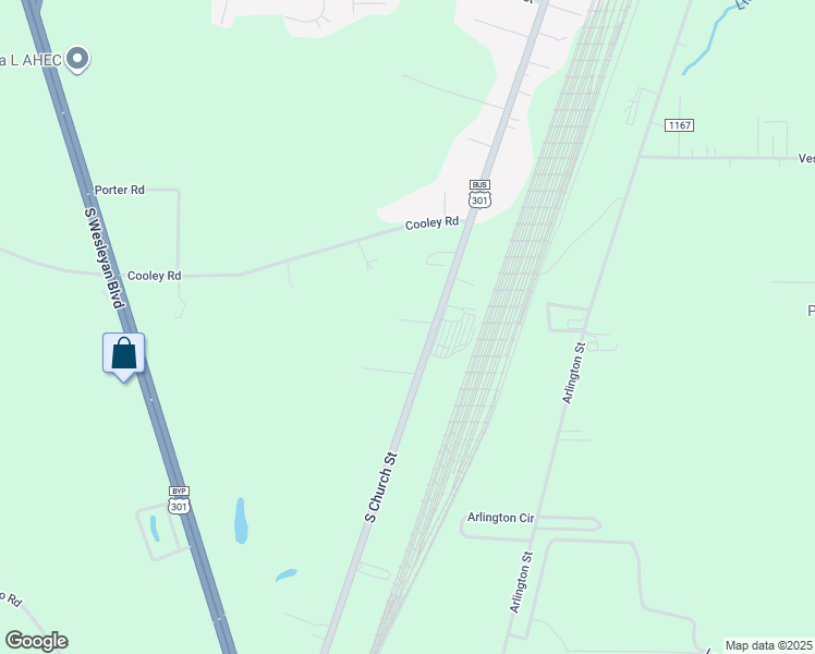 map of restaurants, bars, coffee shops, grocery stores, and more near 213 Adamsville Court in Rocky Mount
