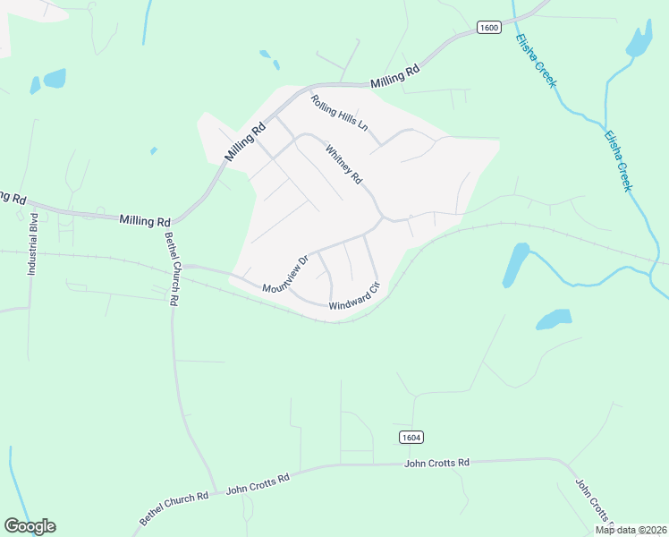 map of restaurants, bars, coffee shops, grocery stores, and more near 138 Windsong Road in Mocksville