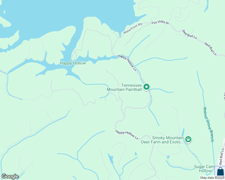 map of restaurants, bars, coffee shops, grocery stores, and more near 1920 Wild Flower Way in Sevierville