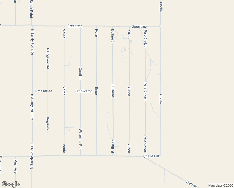 map of restaurants, bars, coffee shops, grocery stores, and more near 26726 Bullhead in Meadview