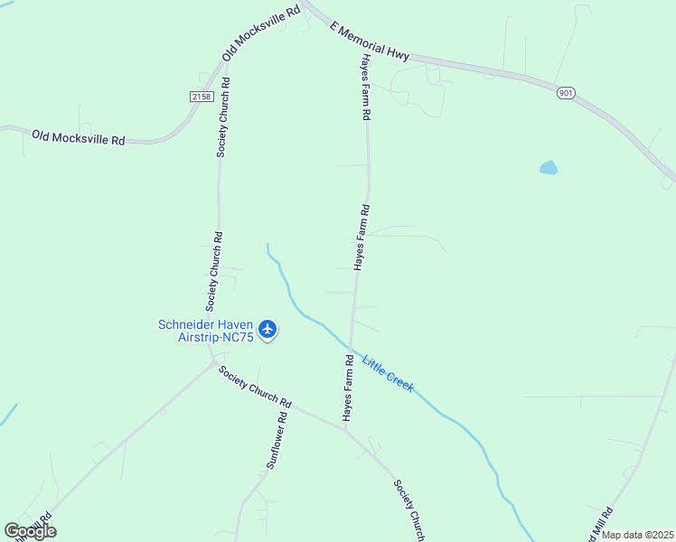 map of restaurants, bars, coffee shops, grocery stores, and more near 207 Hayes Farm Road in Statesville