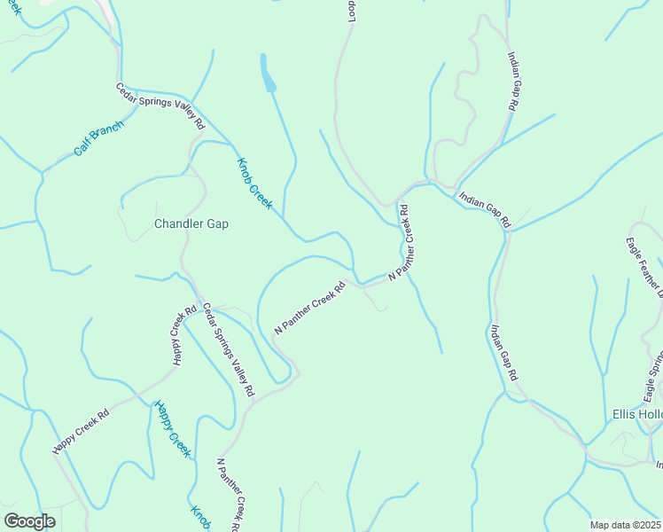 map of restaurants, bars, coffee shops, grocery stores, and more near 1087 North Panther Creek Road in Sevierville