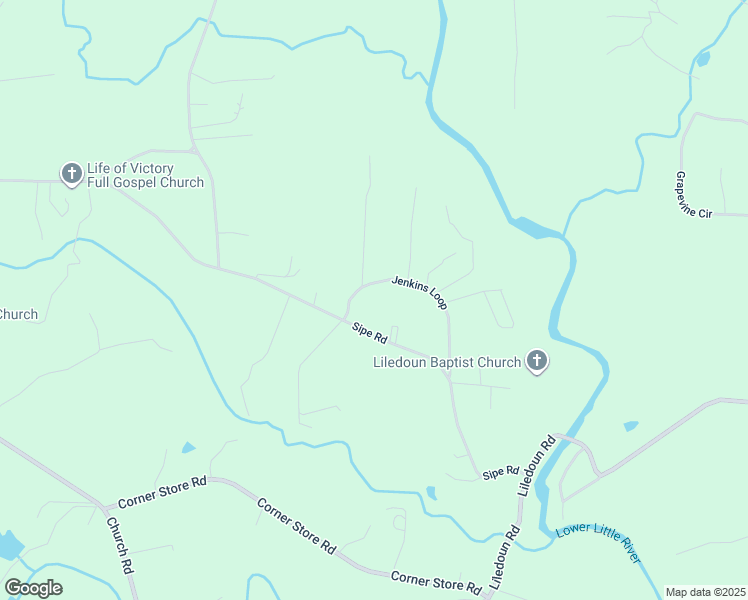 map of restaurants, bars, coffee shops, grocery stores, and more near 110 Jenkins Loop in Taylorsville