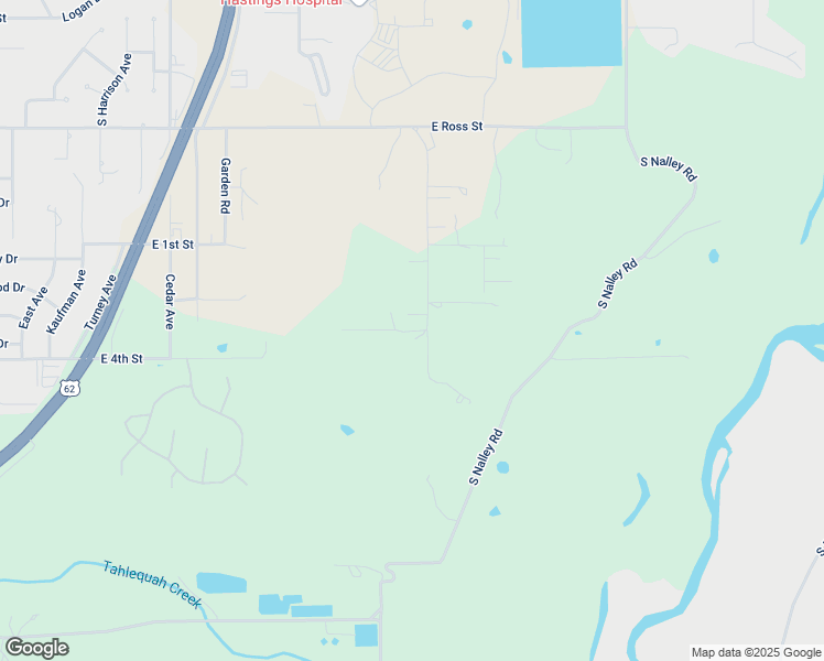 map of restaurants, bars, coffee shops, grocery stores, and more near 19865 East 769 Road in Tahlequah