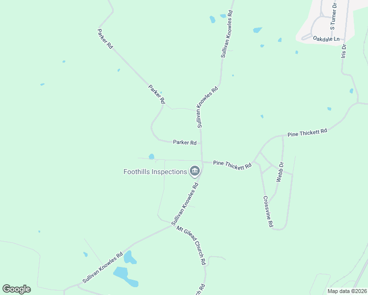 map of restaurants, bars, coffee shops, grocery stores, and more near 1688 Parker Rd in Sparta