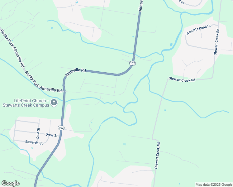 map of restaurants, bars, coffee shops, grocery stores, and more near 4434 Almaville Road in Smyrna