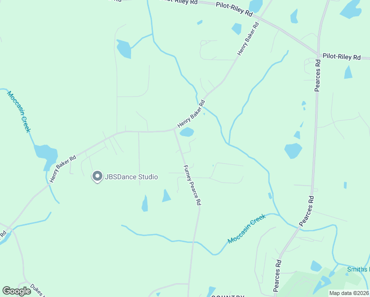 map of restaurants, bars, coffee shops, grocery stores, and more near 51 Furney Pearce Road in Zebulon