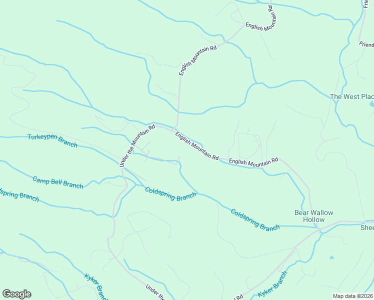 map of restaurants, bars, coffee shops, grocery stores, and more near 871-921 English Mountain Road in Cocke