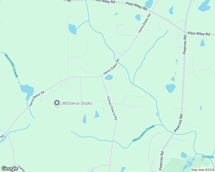 map of restaurants, bars, coffee shops, grocery stores, and more near 51 Furney Pearce Road in Zebulon