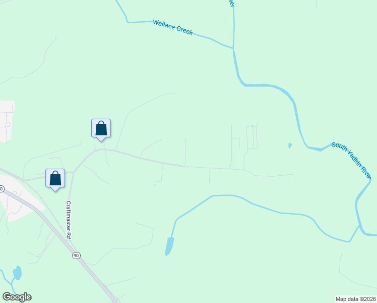 map of restaurants, bars, coffee shops, grocery stores, and more near 62 Bb Lane in Hiddenite