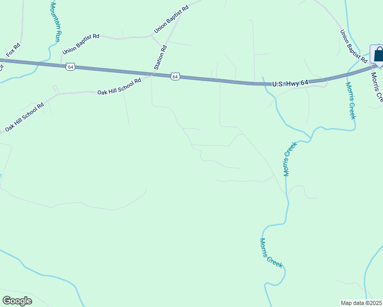 map of restaurants, bars, coffee shops, grocery stores, and more near 4581 Fire Station Lane in Lenoir
