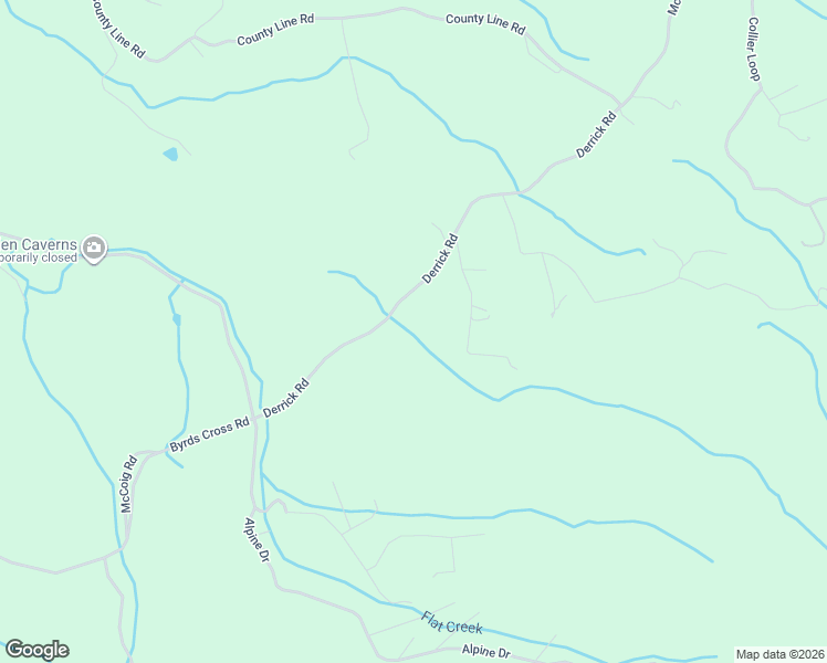 map of restaurants, bars, coffee shops, grocery stores, and more near 714 Derrick Road in Dandridge