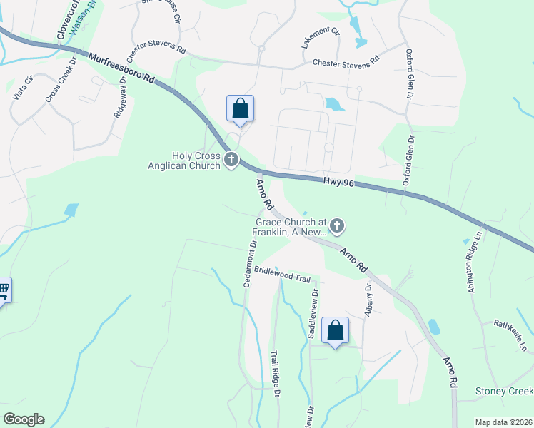 map of restaurants, bars, coffee shops, grocery stores, and more near 1985 Cedarmont Drive in Franklin