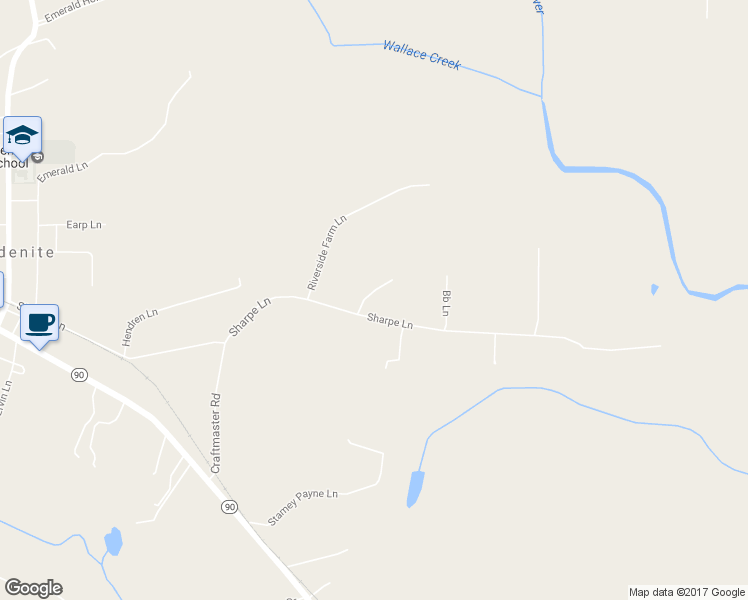map of restaurants, bars, coffee shops, grocery stores, and more near 58 Jason Lane in Hiddenite