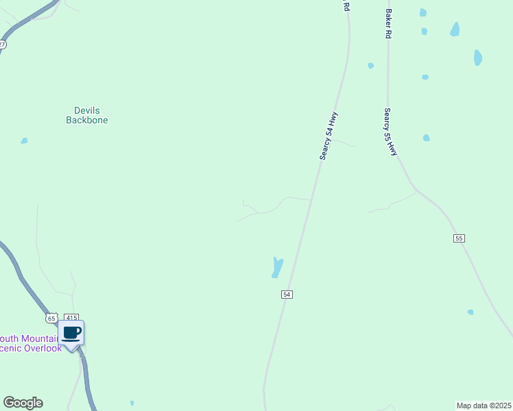 map of restaurants, bars, coffee shops, grocery stores, and more near 897 Rail Road in Searcy County