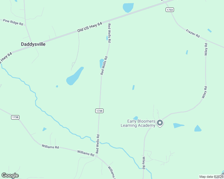 map of restaurants, bars, coffee shops, grocery stores, and more near 251 Red Wells Road in Spring Hope